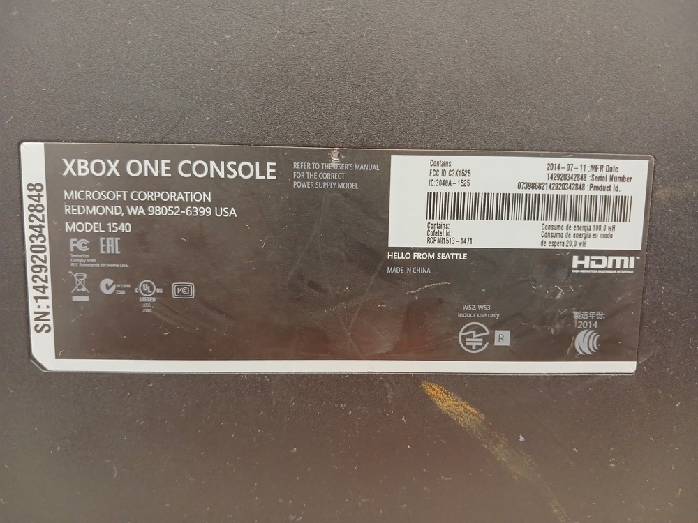 Игровая приставка Xbox One 500Gb