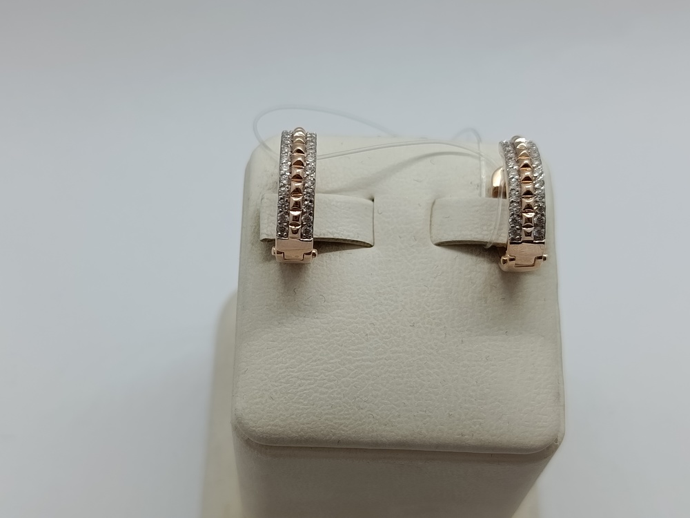 СЕРЬГИ С КАМНЯМИ (Au 585)