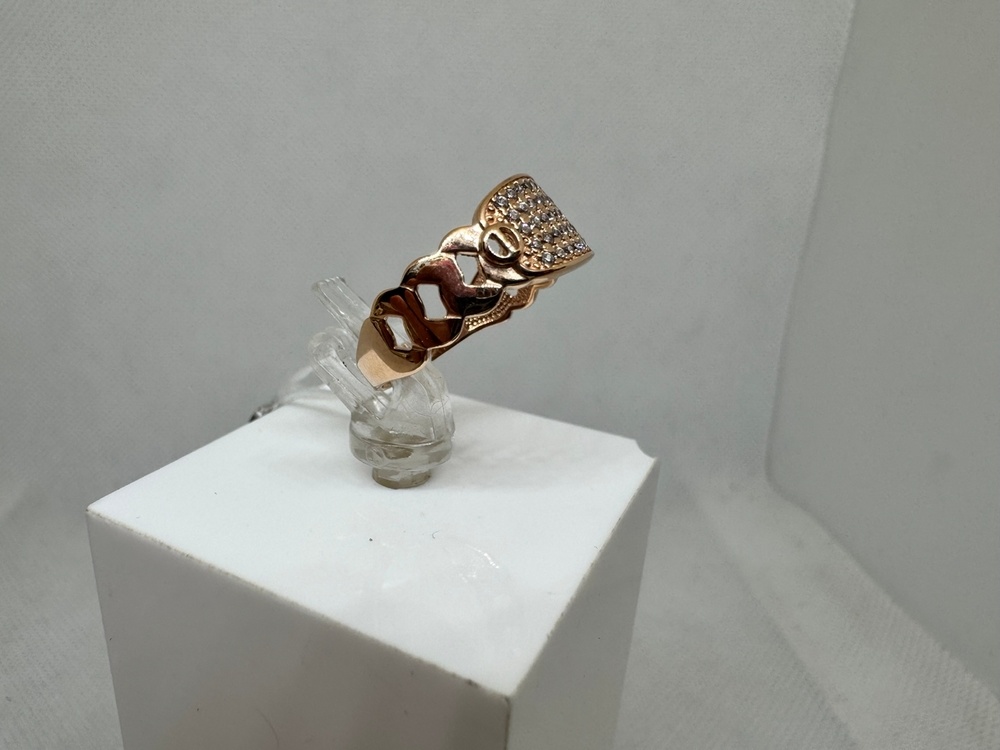 КОЛКМИ585 КОЛЬЦО С КАМНЯМИ (Au 585)