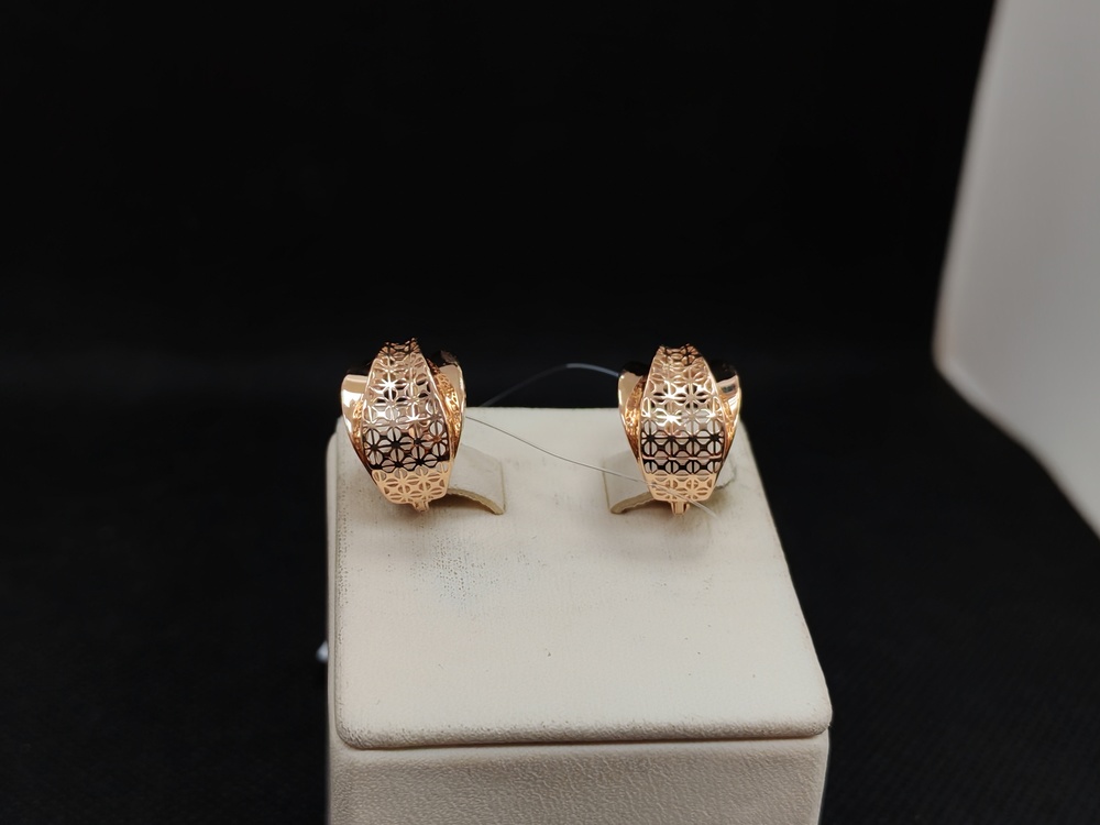 СЕРЬГИ БЕЗ КАМНЯ (Au 585)