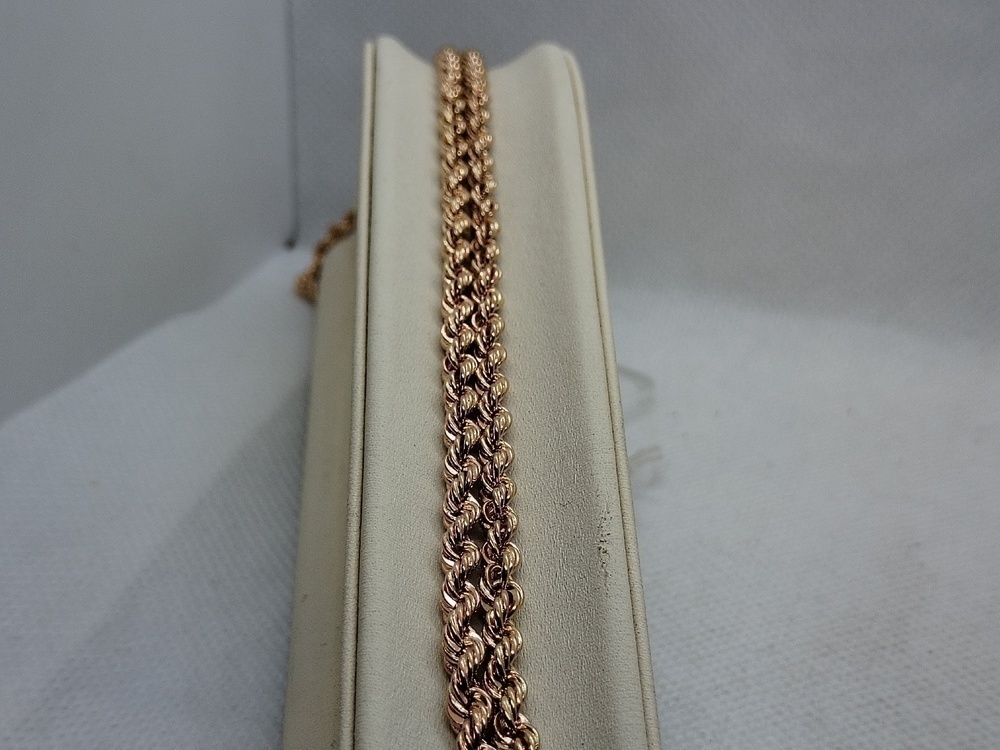 ЦЛВР585 ЦЕПЬ ПОЛНОВЕСНАЯ Веревка (Au 585)