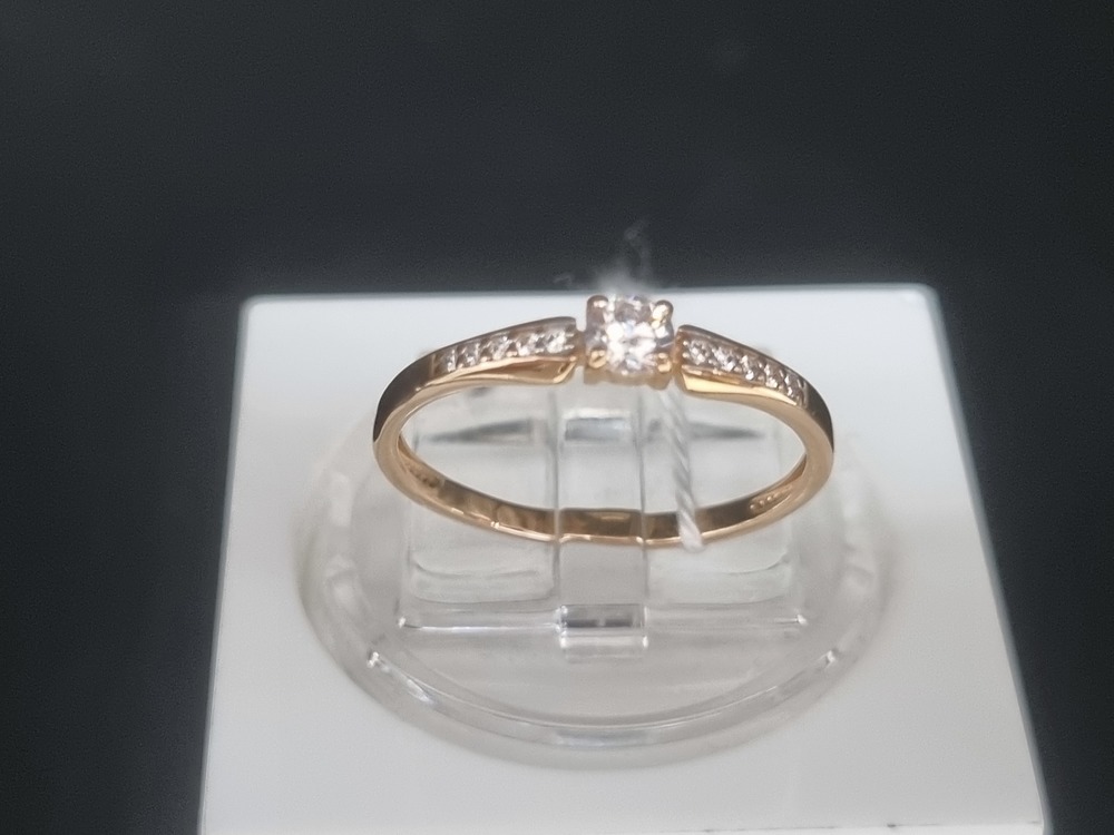 КОЛКМИ585 КОЛЬЦО С КАМНЯМИ (Au 585)