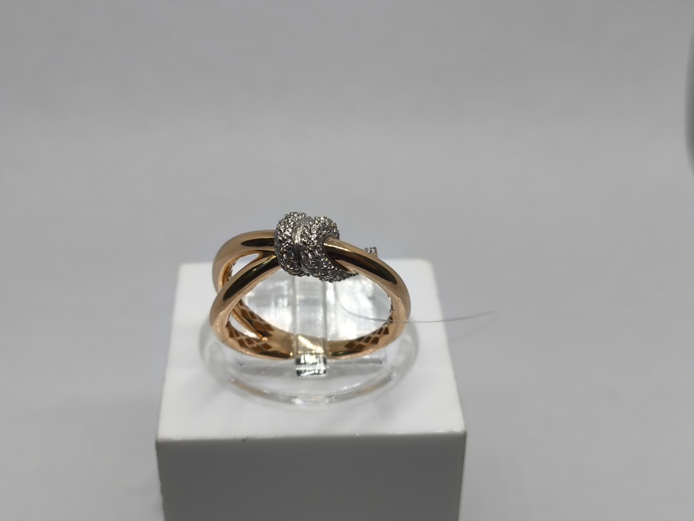 КОЛЬЦО С КАМНЯМИ (Au 585)