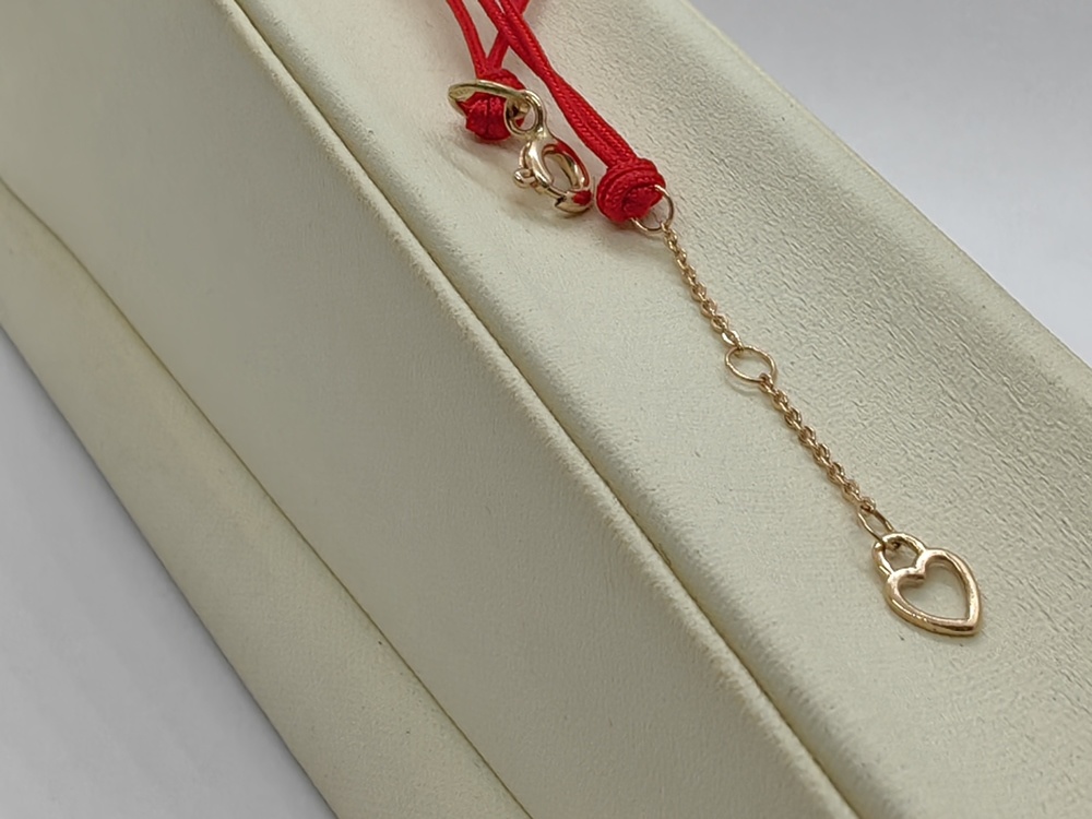 БРАСЛЕТ КРАСНАЯ НИТЬ (Au 585) БРАСЛЕТ КРАСНАЯ НИТЬ (Au 585)