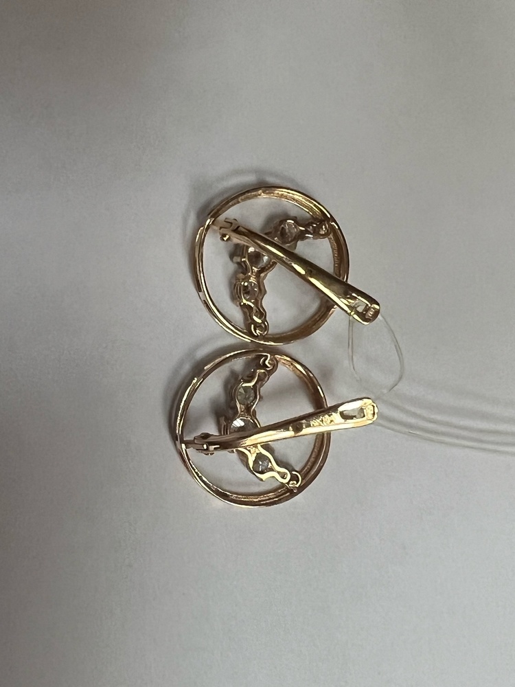 СЕРЬГИ С КАМНЯМИ (Au 585)