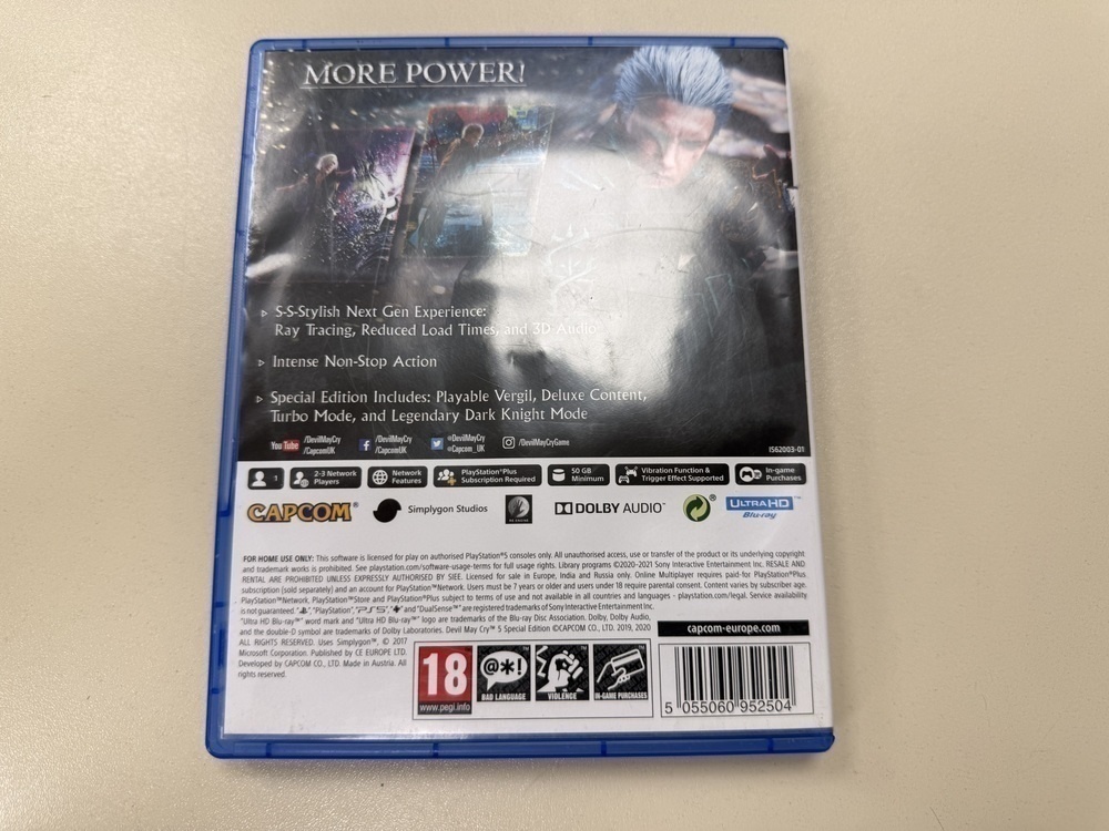Игра Playstation 5 Devil May Cry