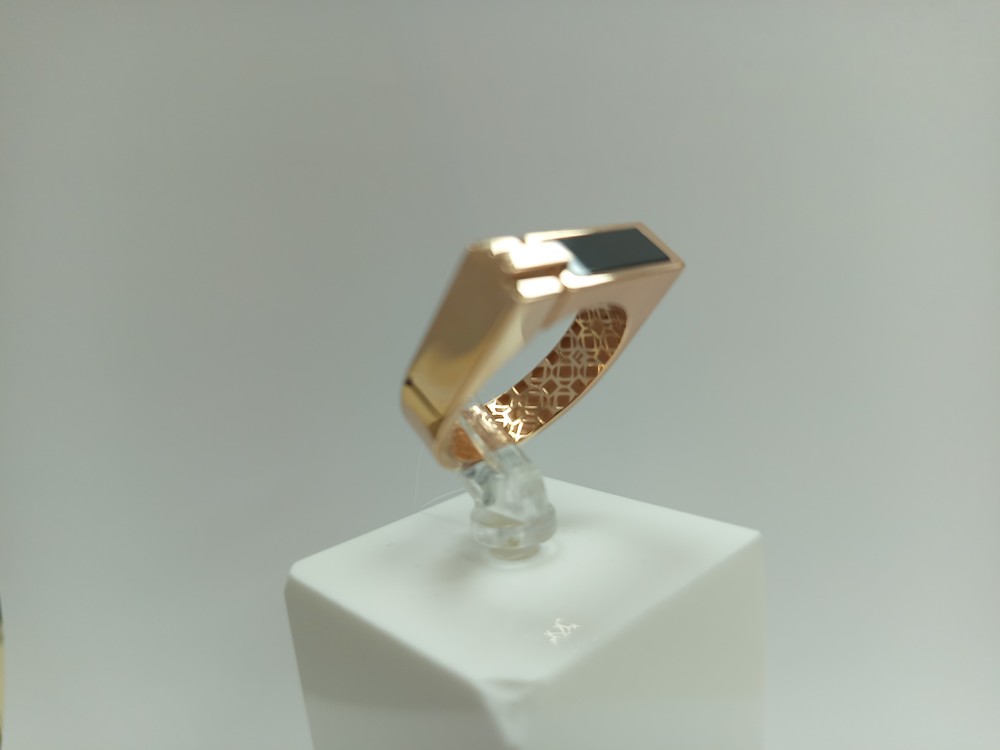 КОЛЬЦО ПЕЧАТКА с камнем (Au 585)