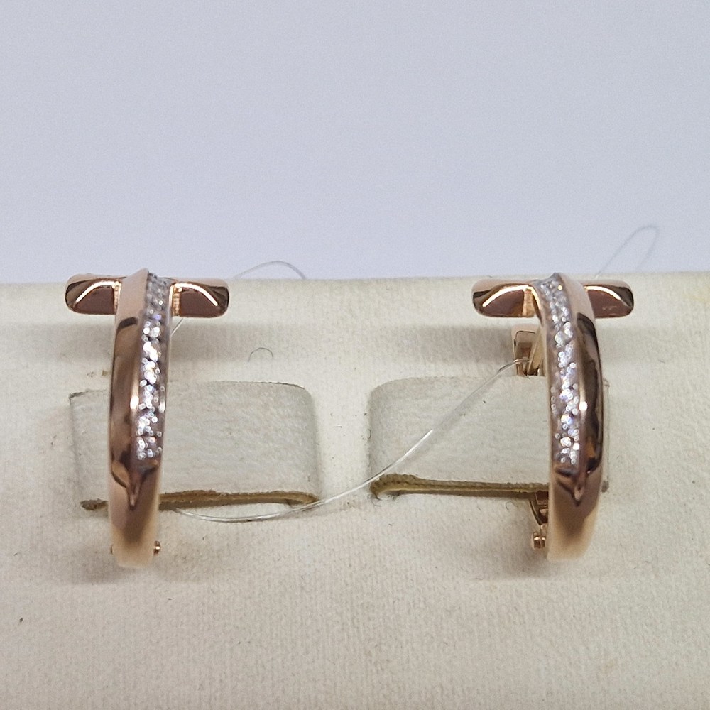 СЕРЬГИ С КАМНЯМИ (Au 585)