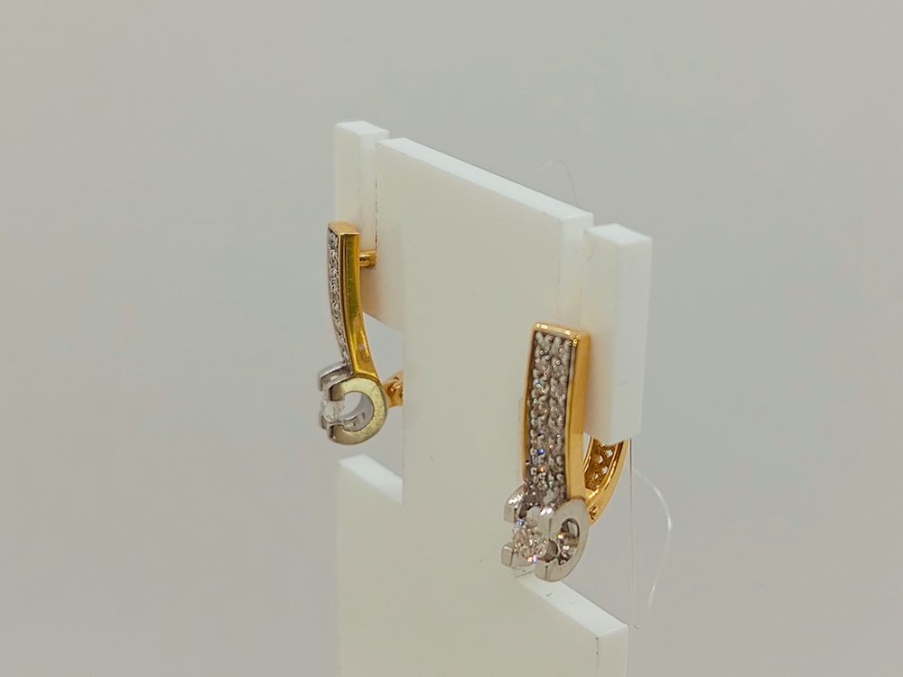 СЕРЬГИ БРИЛЛИАНТ (Au 585)