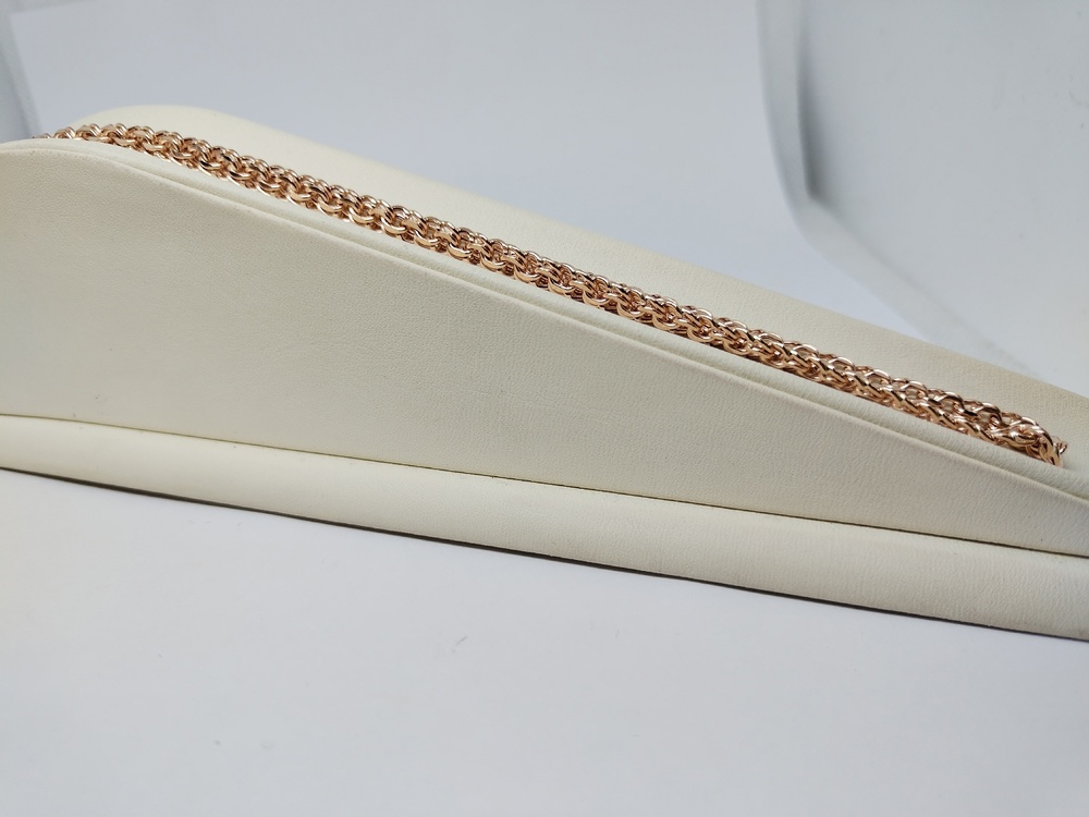 ЦЕПЬ ПУСТОТЕЛАЯ Бисмарк (Au 585)