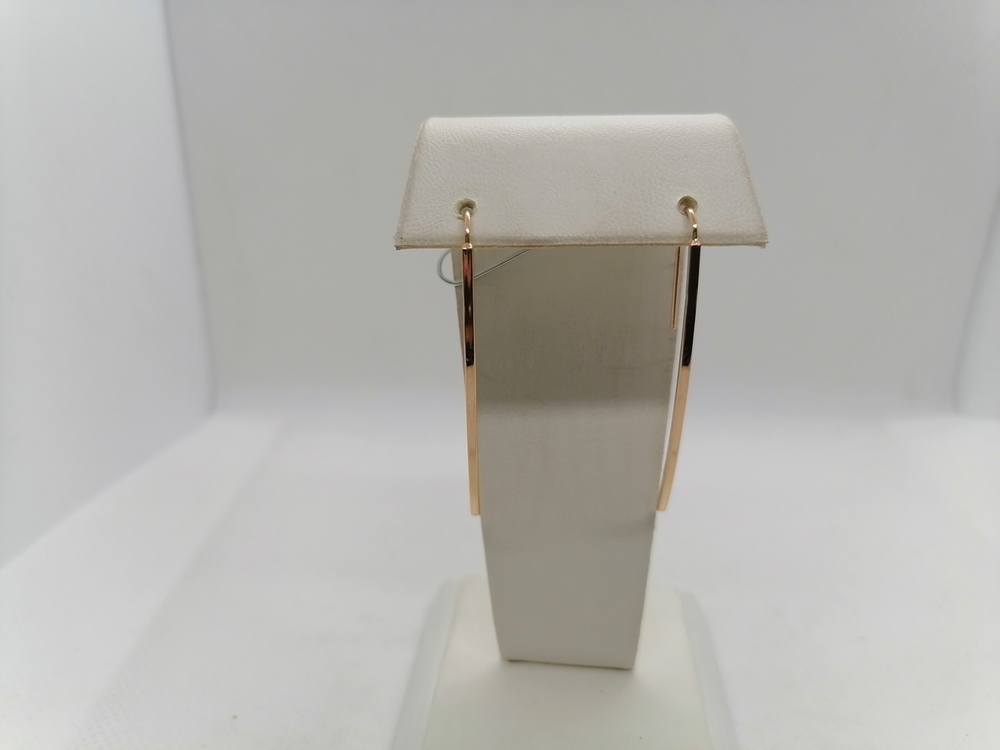 СБКМ585 СЕРЬГИ БЕЗ КАМНЯ (Au 585)