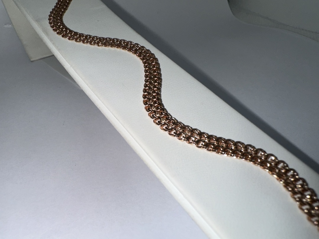 БРАСЛЕТ ПОЛНОВЕСНЫЙ Бисмарк двойной (Au 585)