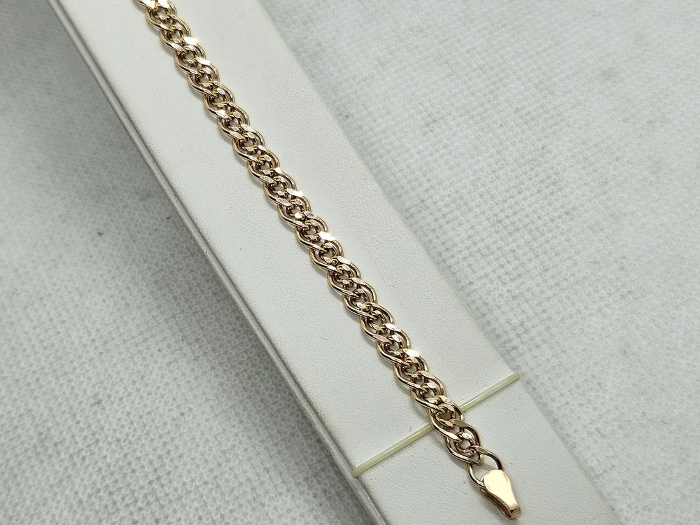 7080155П-20 БРАСЛЕТ ПУСТОТЕЛЫЙ Нона (Au 585)