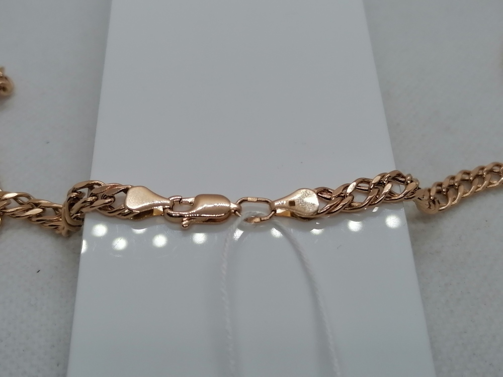 ЦПР2585 ЦЕПЬ ПУСТОТЕЛАЯ Ромб двойной (Au 585)