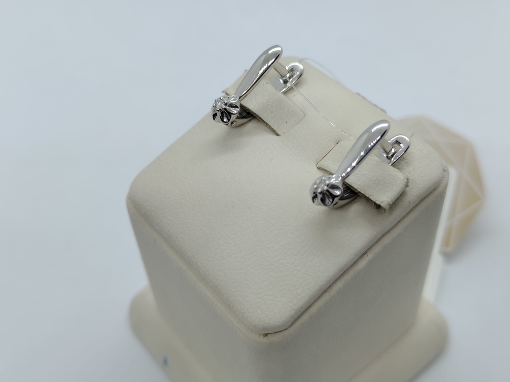 СЕРЬГИ БРИЛЛИАНТ (Ag 925)