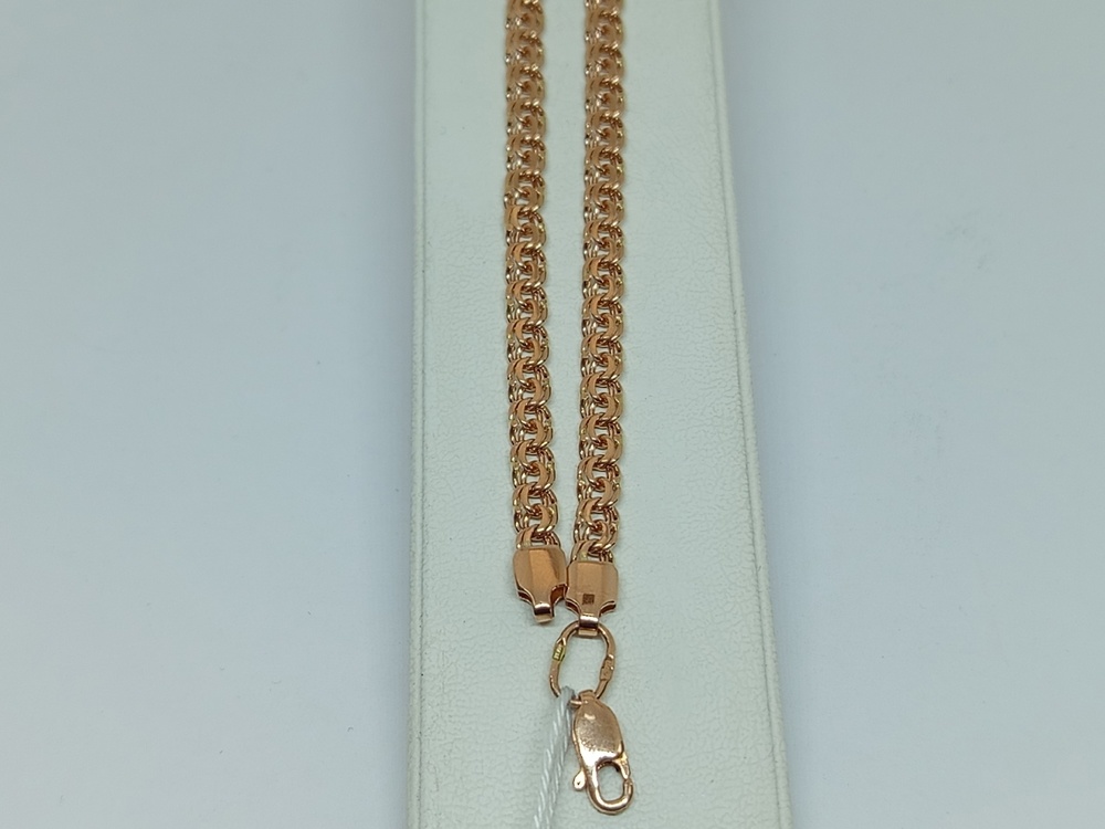 БЛБ585 БРАСЛЕТ ПОЛНОВЕСНЫЙ Бисмарк (Au 585)