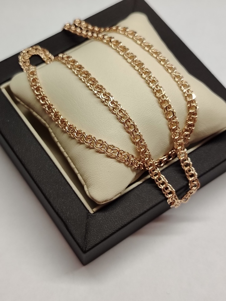 ЦЕПЬ ПУСТОТЕЛАЯ Бисмарк (Au 585)