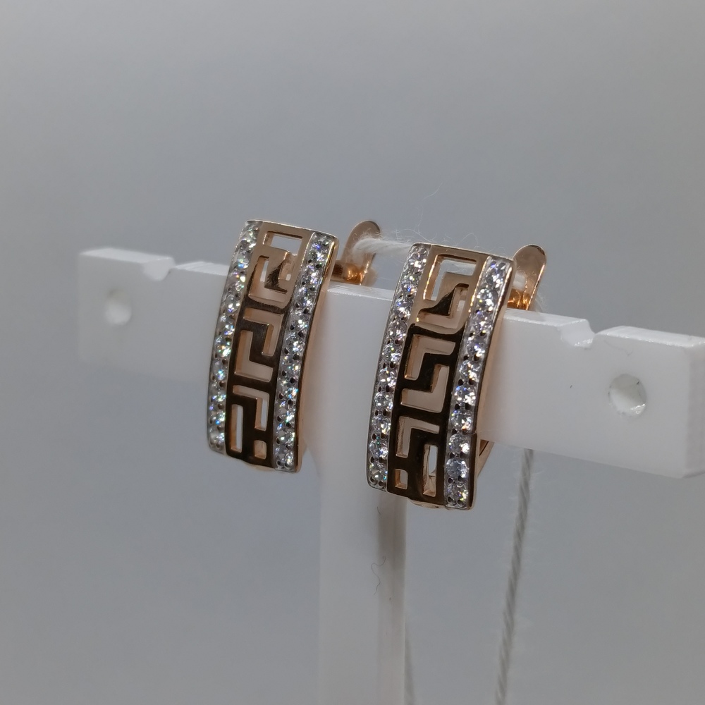 СЕРЬГИ С КАМНЯМИ (Au 585)