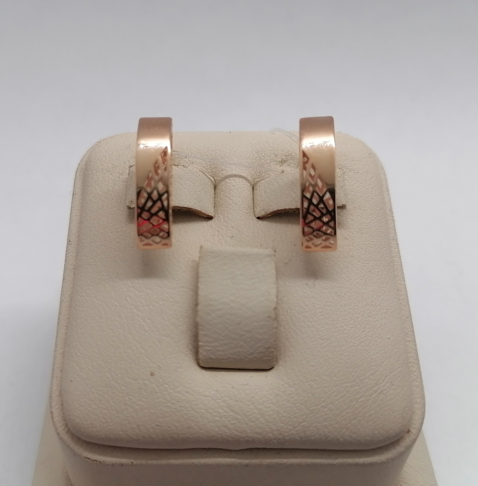 СЕРЬГИ БЕЗ КАМНЯ (Au 585)