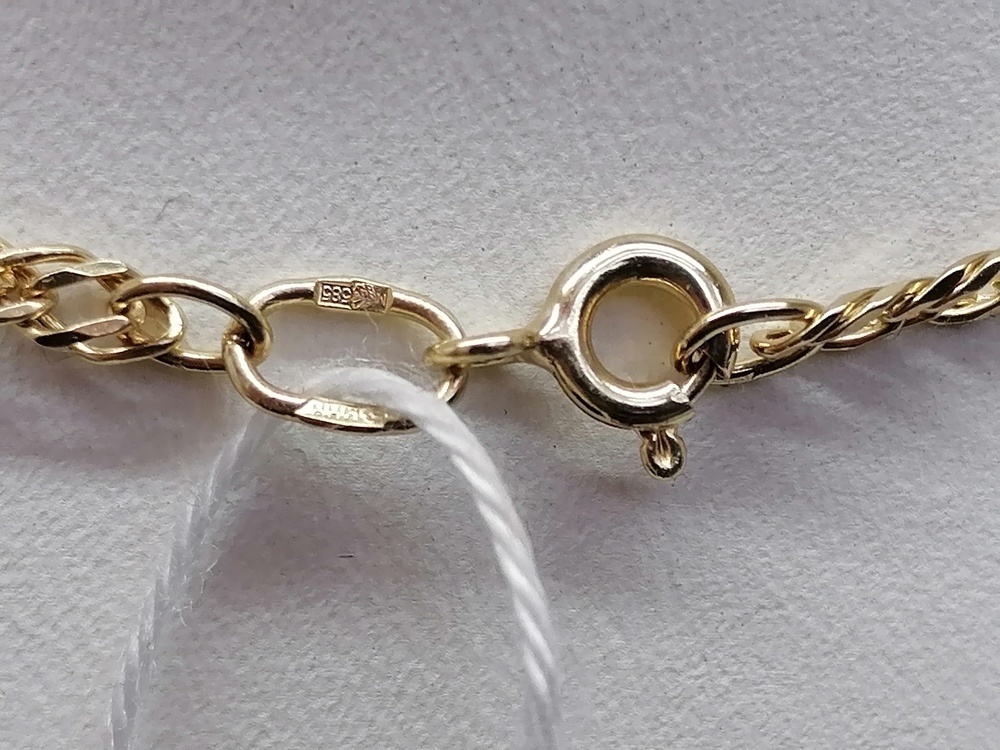 ЦЛР2585 ЦЕПЬ ПОЛНОВЕСНАЯ Ромб двойной (Au 585)