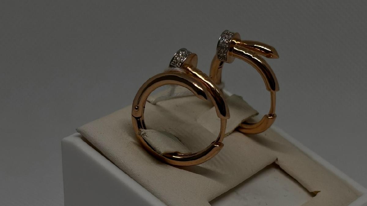 СЕРЬГИ С КАМНЯМИ (Au 585)