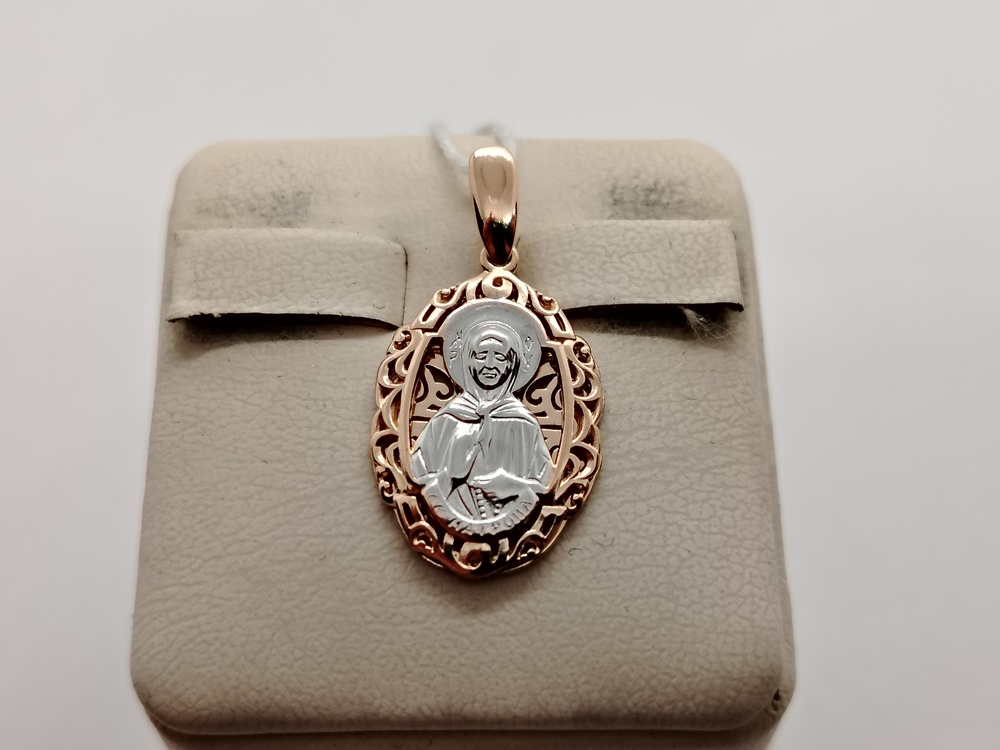 ПОДИБК585 ПОДВЕСКА ИКОНА БЕЗ КАМНЯ (Au 585)