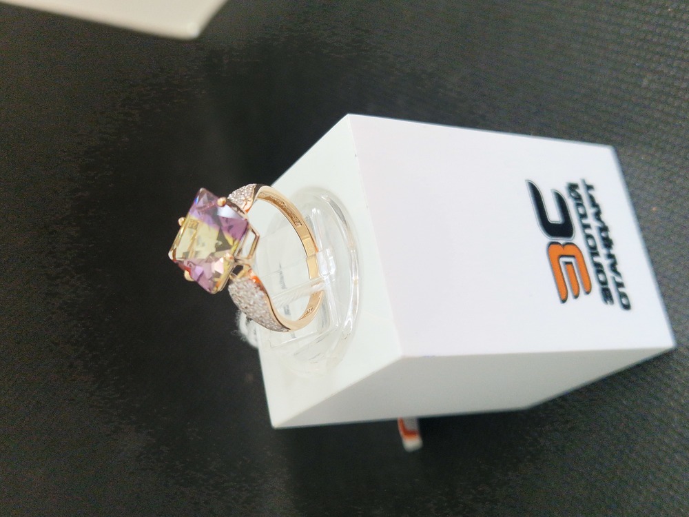 КОЛКМИ585 КОЛЬЦО С КАМНЯМИ (Au 585)