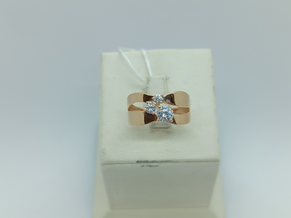 КОЛКМИ585 КОЛЬЦО С КАМНЯМИ (Au 585)