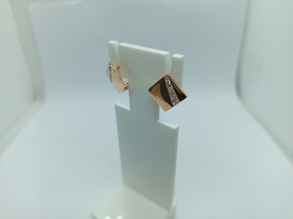 СЕРЬГИ С КАМНЯМИ (Au 585)