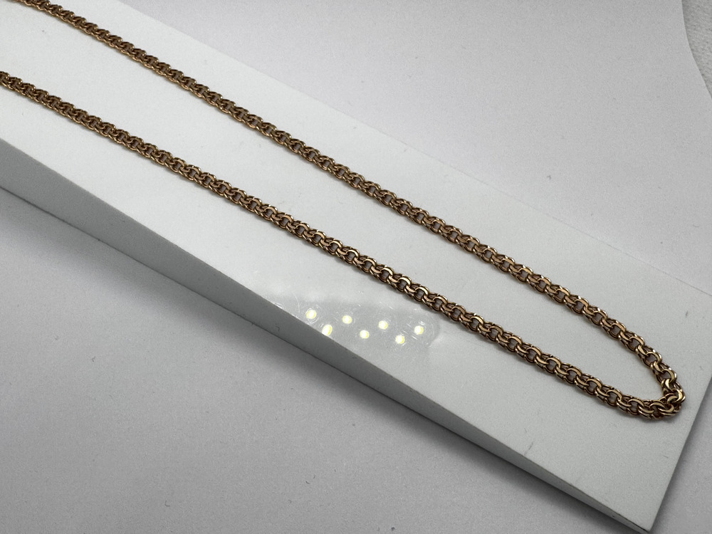 ЦПБС585 ЦЕПЬ ПУСТОТЕЛАЯ Бисмарк (Au 585)