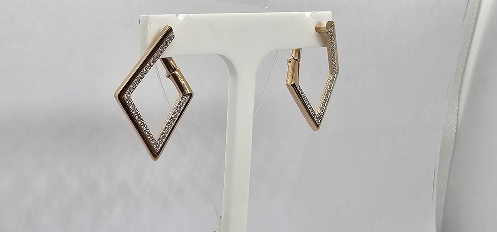 СЕРЬГИ С КАМНЯМИ (Au 585)