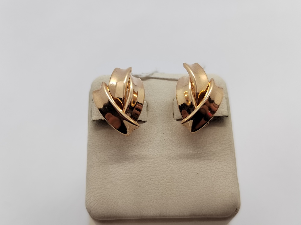 СЕРЬГИ БЕЗ КАМНЯ (Au 585)