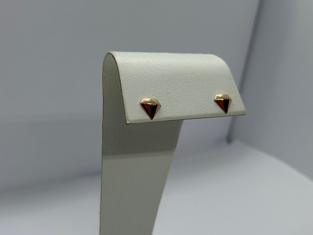 СЕРЬГИ ПУСЕТЫ без камня (Au 585)