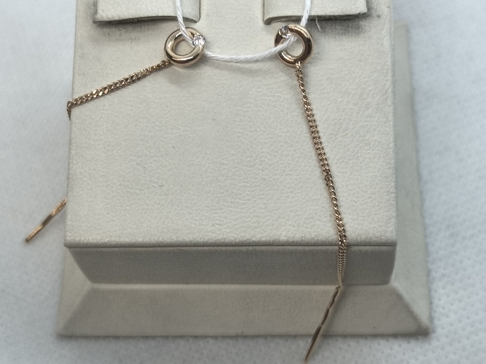 СПРО585 СЕРЬГИ ПРОДЕВКИ (Au 585)