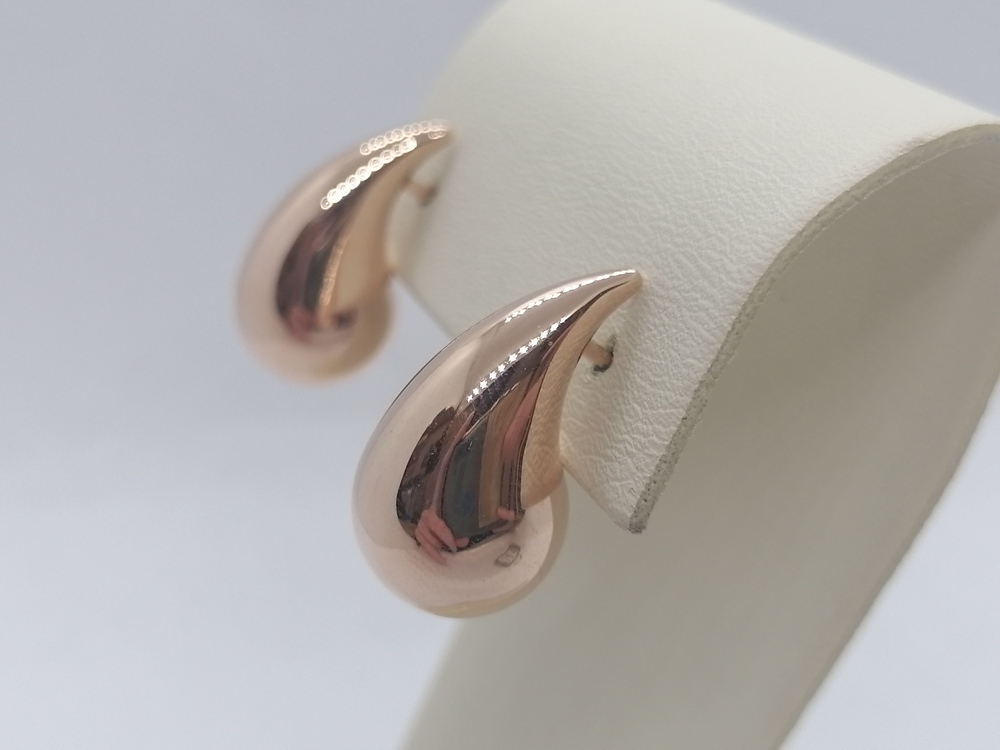 СЕРЬГИ ПУСЕТЫ без камня (Au 585)