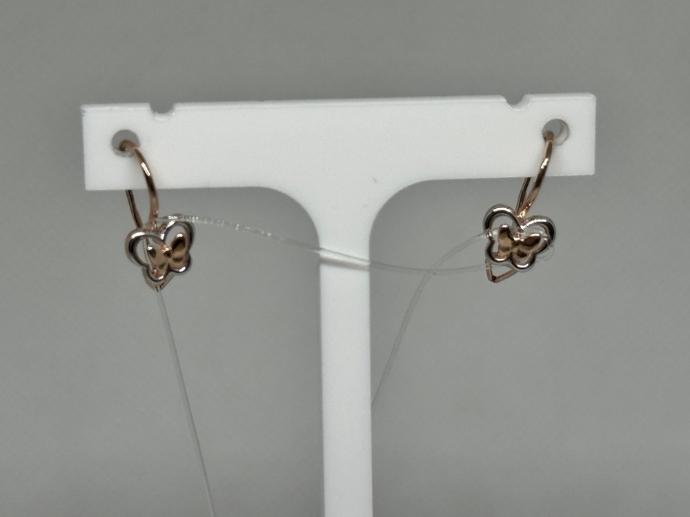 029211 СЕРЬГИ С ПЕТЕЛЬКОЙ (Au 585)