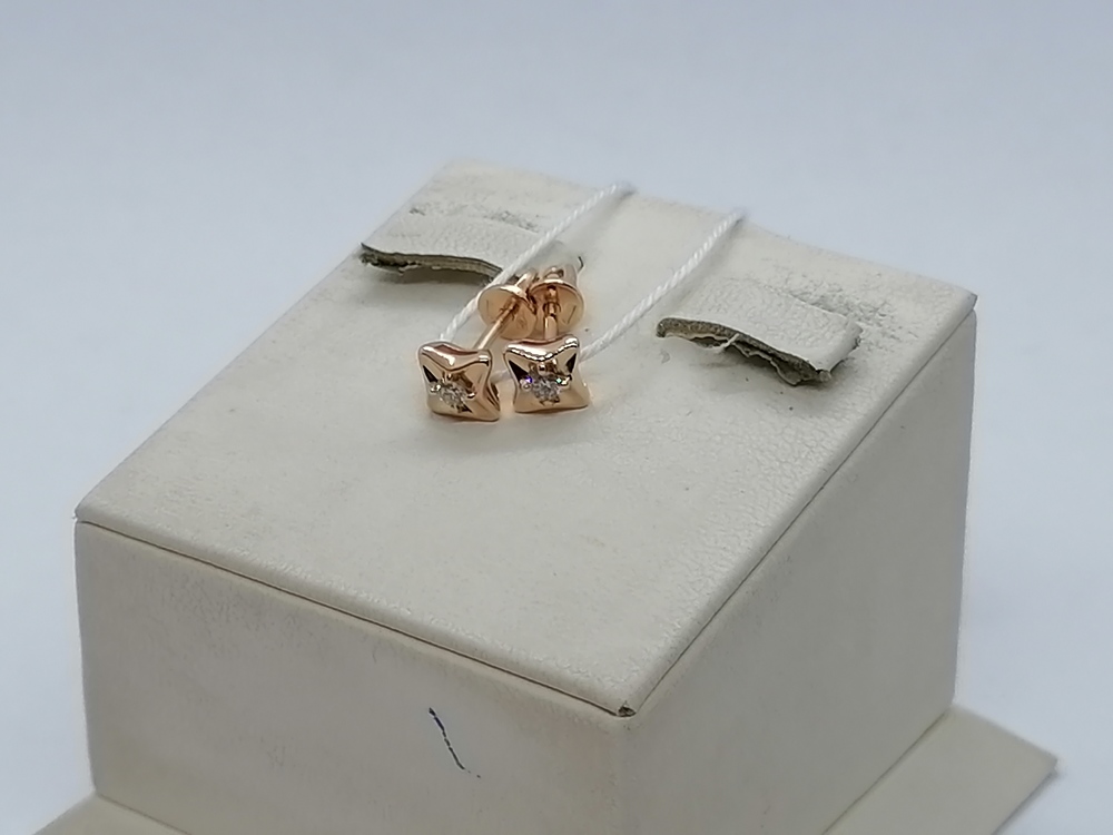 СЕРЬГИ БРИЛЛИАНТ (Au 585)