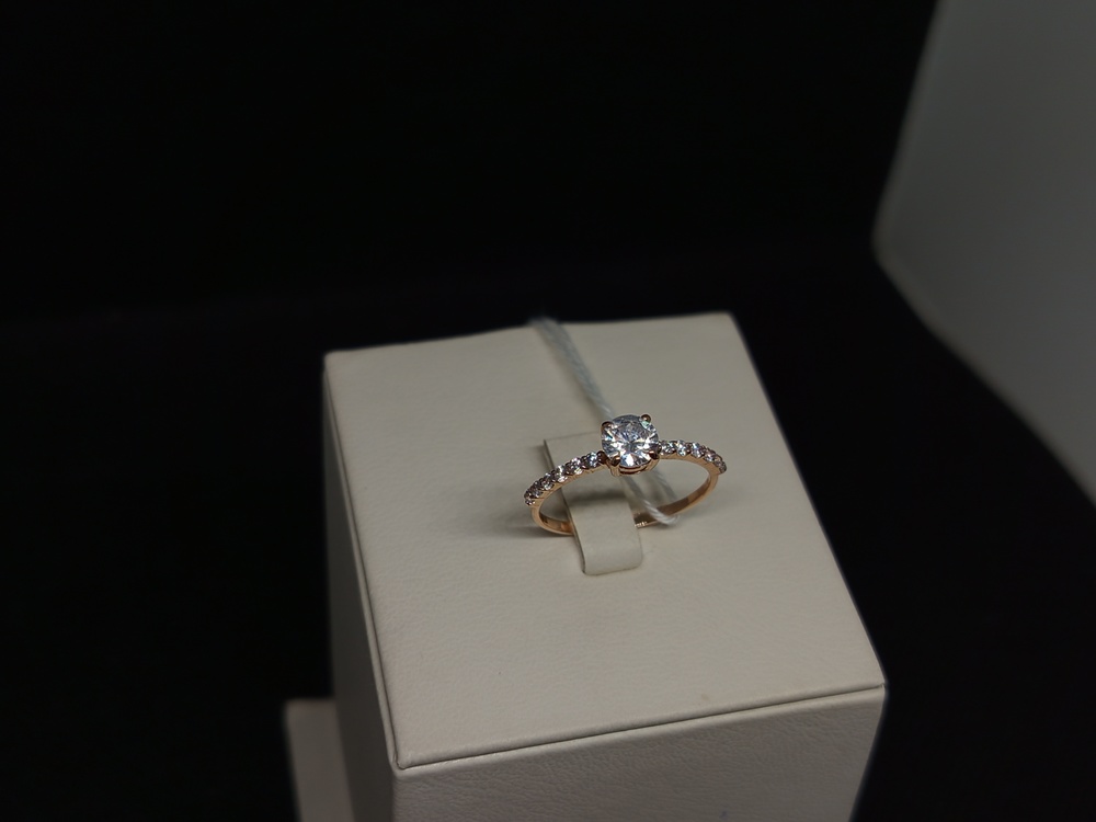 КОЛКМИ585 КОЛЬЦО С КАМНЯМИ (Au 585)