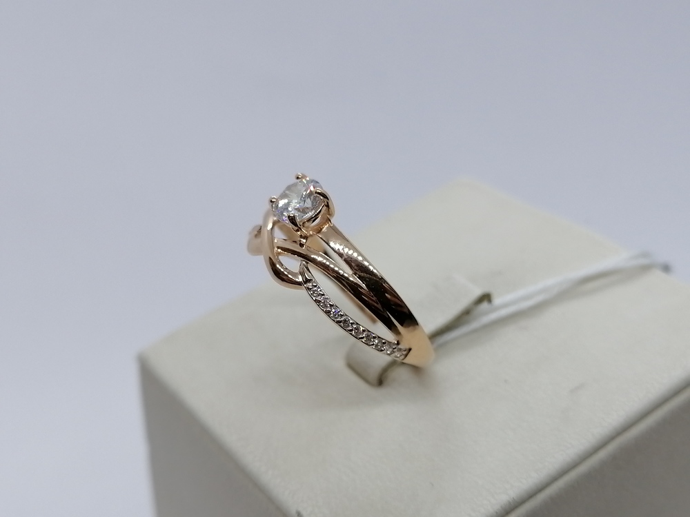КОЛКМИ585 КОЛЬЦО С КАМНЯМИ (Au 585)