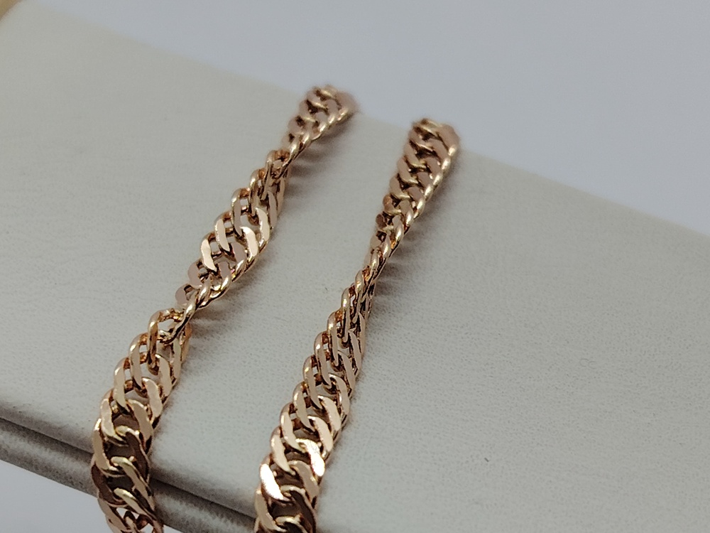 ЦЕПЬ ПУСТОТЕЛАЯ Сингапур (Au 585)