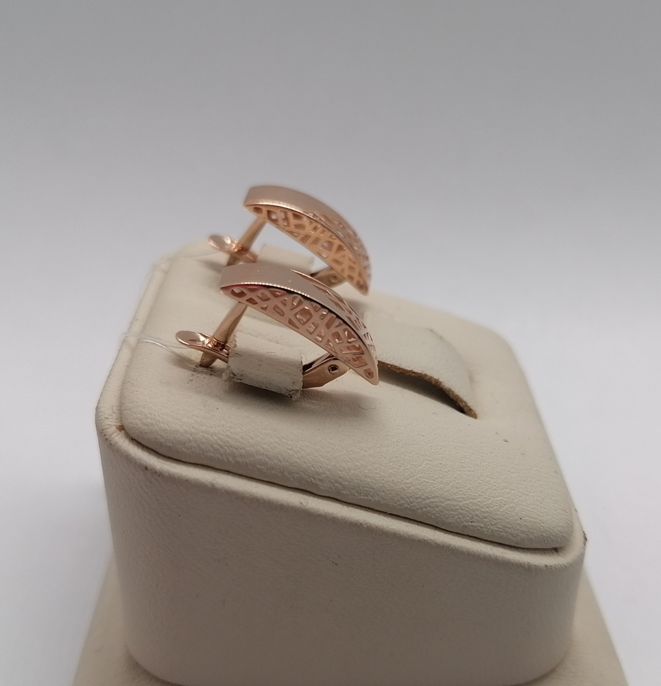 СЕРЬГИ БЕЗ КАМНЯ (Au 585)