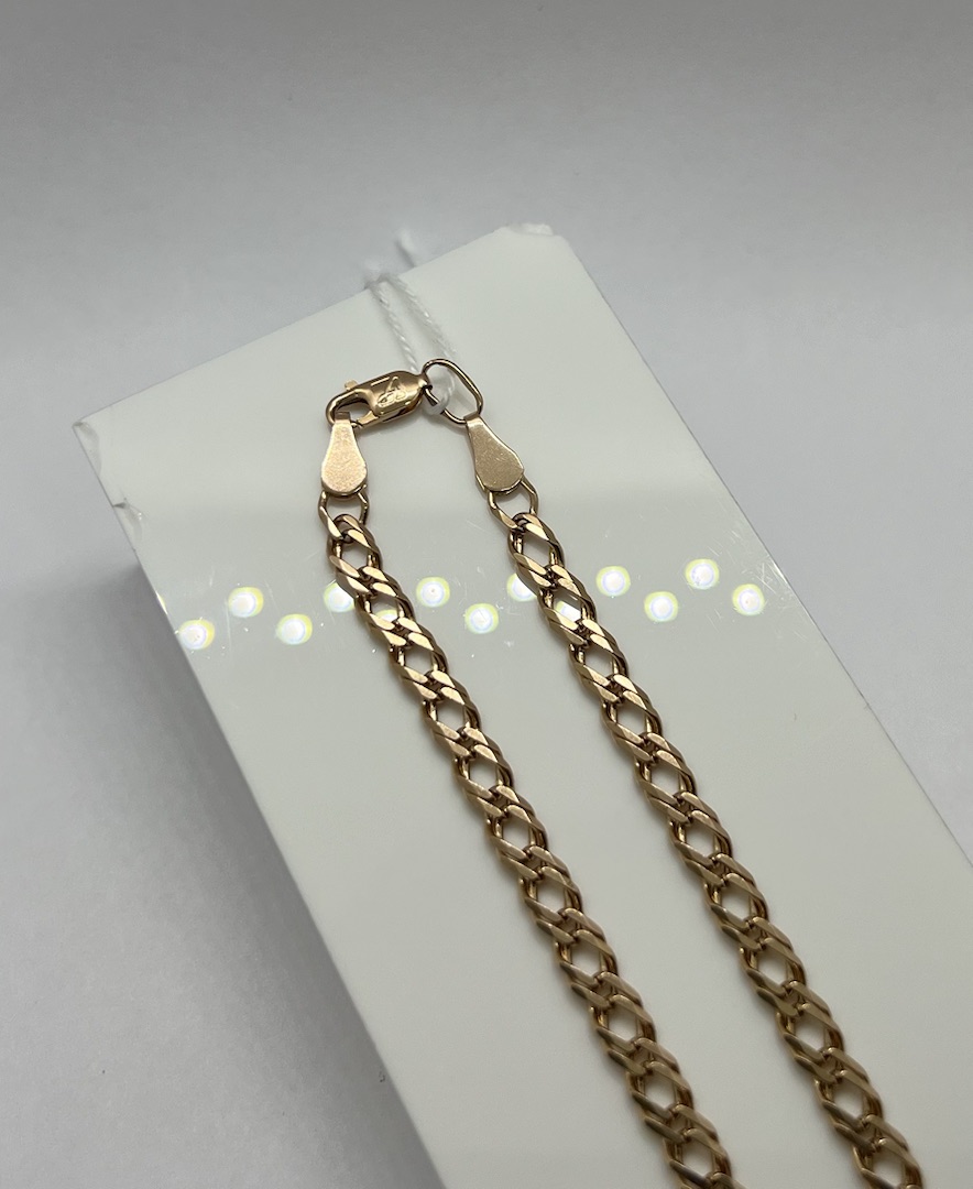 ЦЛР2585 ЦЕПЬ ПОЛНОВЕСНАЯ Ромб двойной (Au 585)