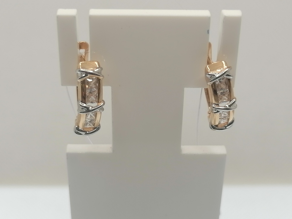 СЕРЬГИ С КАМНЯМИ (Au 585)