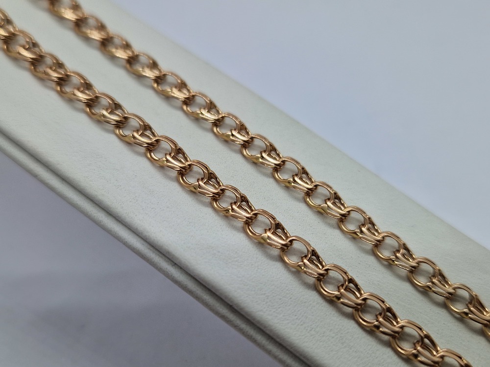 ЦЛБС585 ЦЕПЬ ПОЛНОВЕСНАЯ Бисмарк (Au 585) ЦЛБС585 ЦЕПЬ ПОЛНОВЕСНАЯ Бисмарк (Au 585)