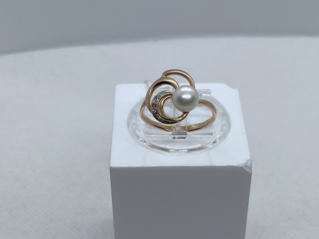 КОЛКМИ585 КОЛЬЦО С КАМНЯМИ (Au 585)