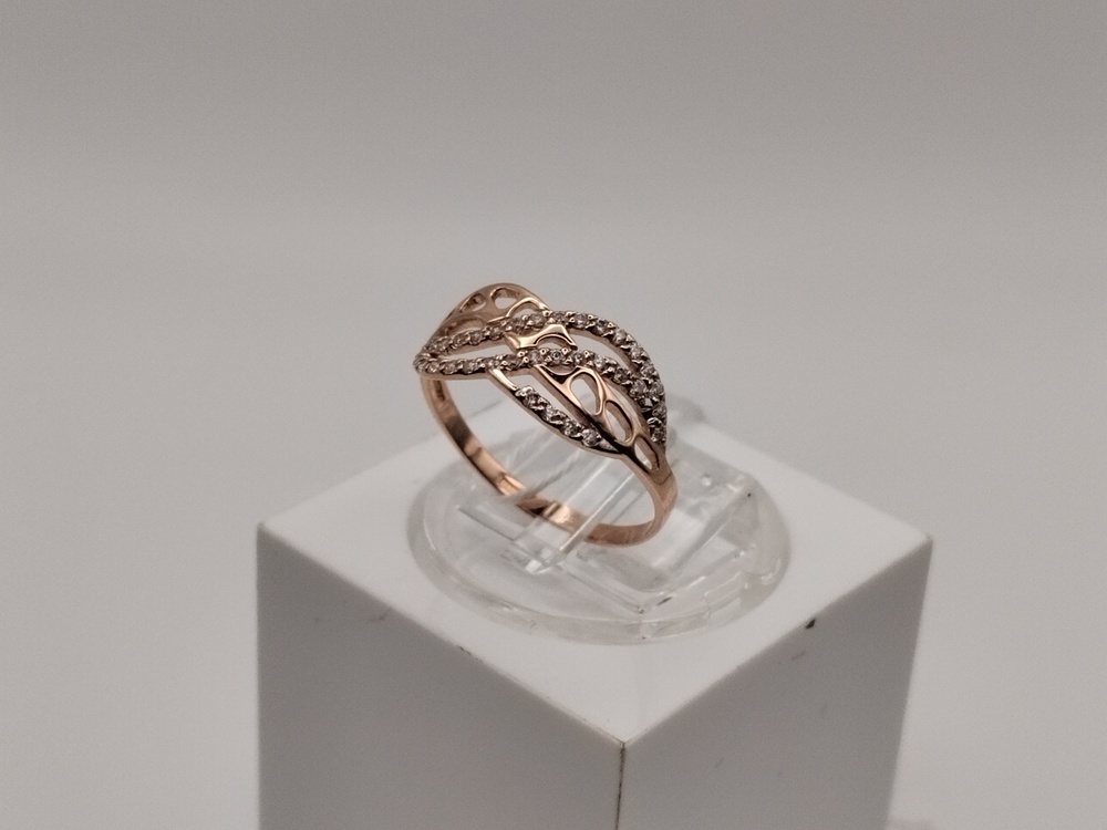 КОЛКМИ585 КОЛЬЦО С КАМНЯМИ (Au 585)