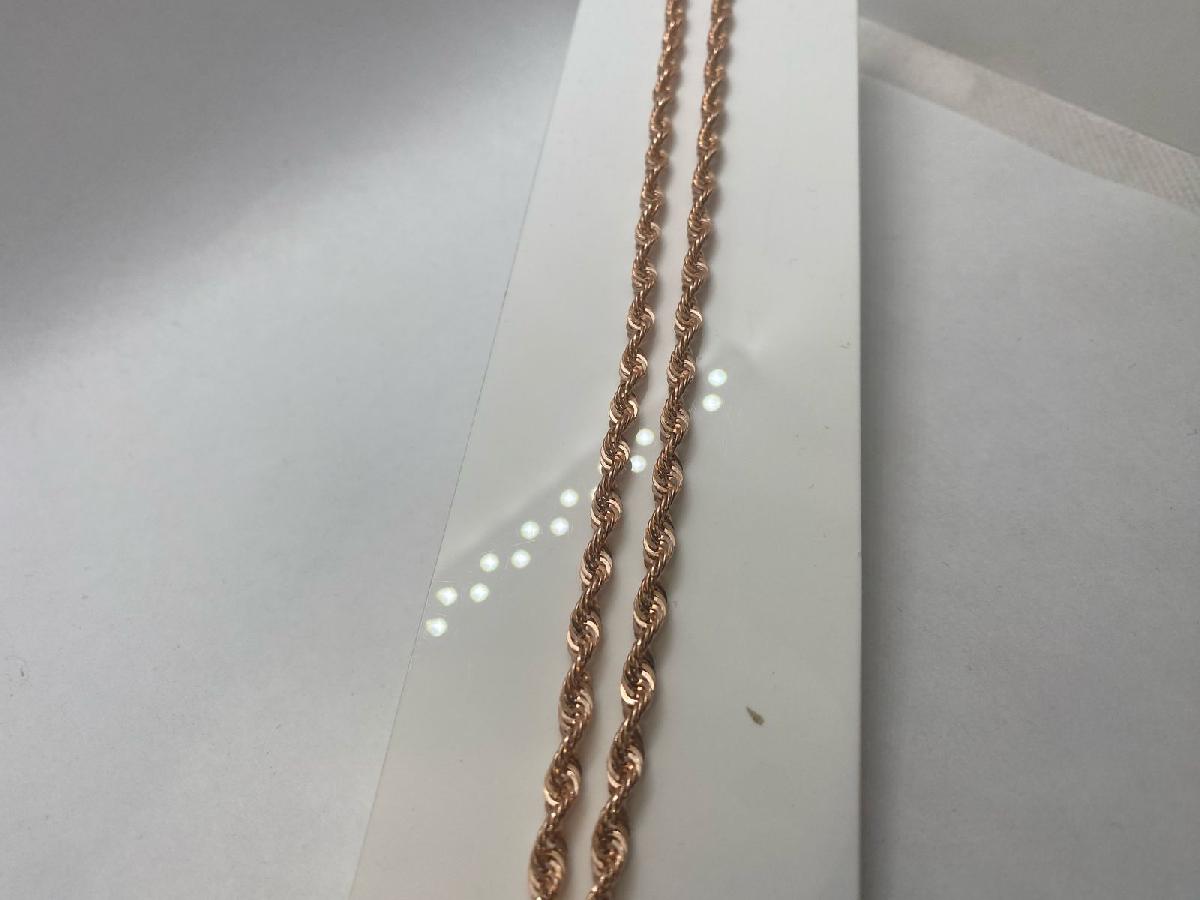 ЦЕПЬ ПУСТОТЕЛАЯ Веревка (Au 585)