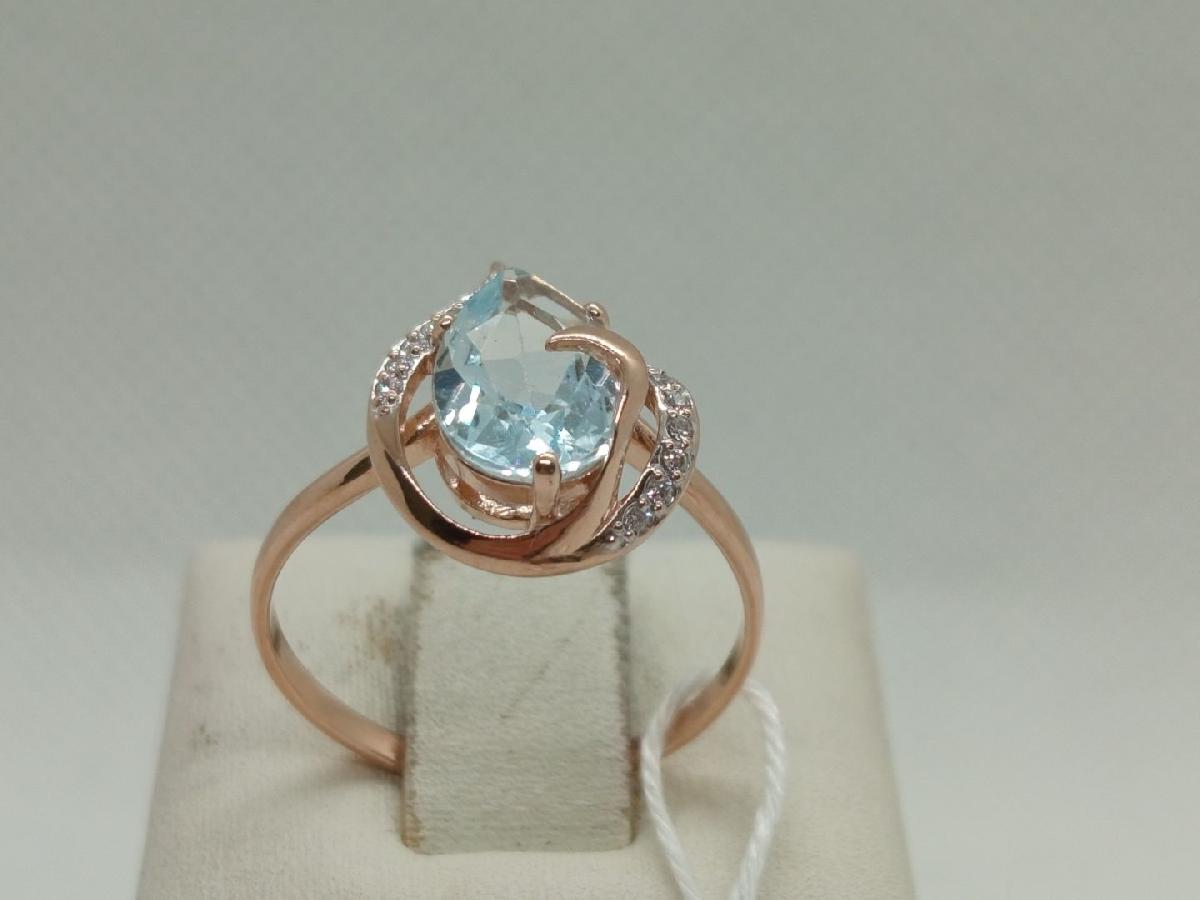 КОЛКМИ585 КОЛЬЦО С КАМНЯМИ (Au 585)