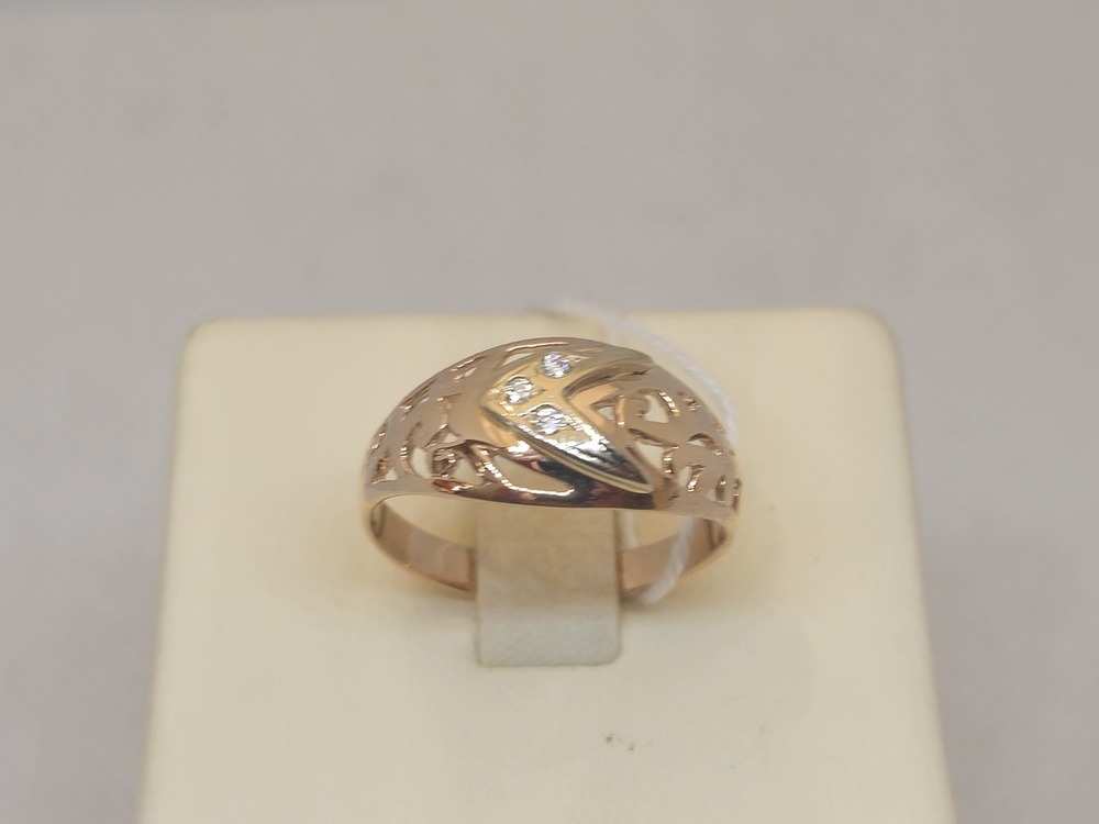 КОЛКМИ585 КОЛЬЦО С КАМНЯМИ (Au 585)