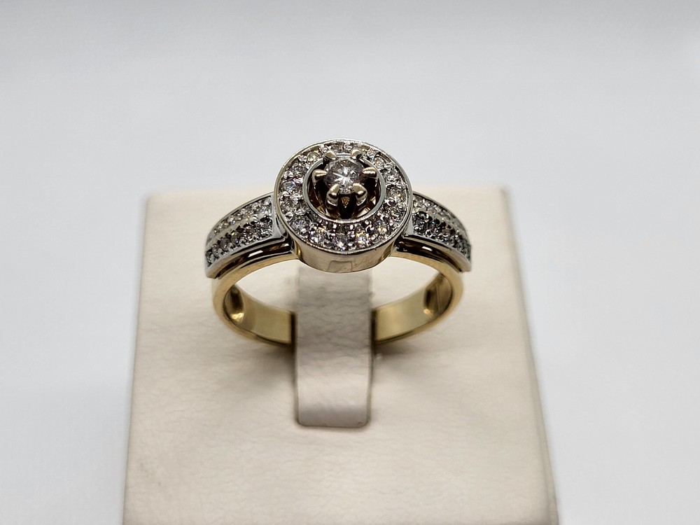 КОЛЬЦО БРИЛЛИАНТ Au 585